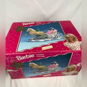 Mr. Christmas Barbie Holiday Carriage 15 Christmas Carols‎ 1998 With box
